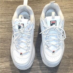 Fila Disrupter Platform Sneaker White Size 7.5